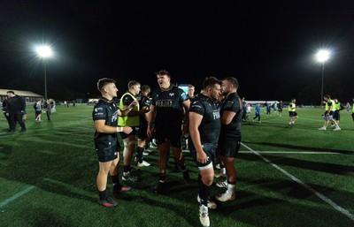 040926 - Coventry RFC v Ospreys, Pre-season Friendly - Players shake hands at the end of the match