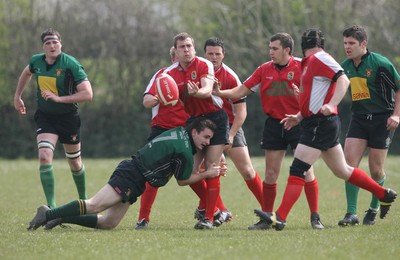 24.04.10 Cowbridge v Deri... Action from the game. 