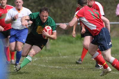 24.04.10 Cowbridge v Deri... Action from the game. 