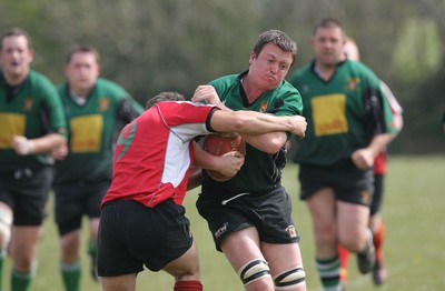 24.04.10 Cowbridge v Deri... Action from the game. 