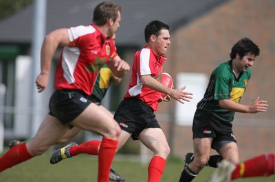 24.04.10 Cowbridge v Deri... Action from the game. 