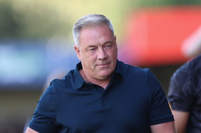 080825 - Crawley Town v Newport County, EFL Sky Bet League 2 - Crawley Town manager Scott Lindsey