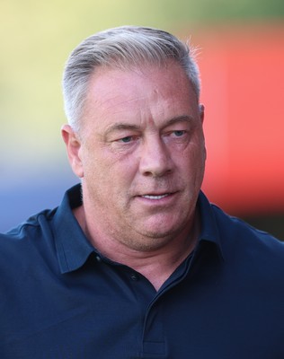 080825 - Crawley Town v Newport County, EFL Sky Bet League 2 - Crawley Town manager Scott Lindsey