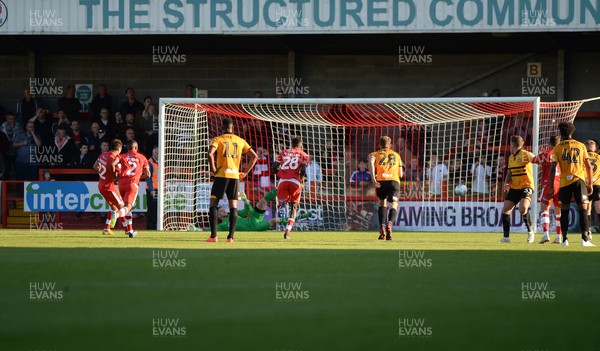 201018  Crawley Town v Newport County - Sky Bet League 2 -   Filipe Morais (22) scores his penalty for Crawley Town 