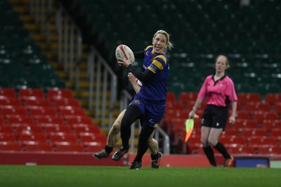 270424 - CRCC Clwb Rygbi Cymry Caerdydd v Old Penarthians RFC - WRU Women’s National Bowl Final - Old Penarthians score a try