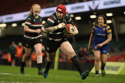 270424 - CRCC Clwb Rygbi Cymry Caerdydd v Old Penarthians RFC - WRU Women’s National Bowl Final - CRCC score a try