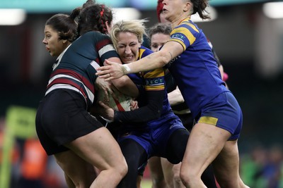 270424 - CRCC Clwb Rygbi Cymry Caerdydd v Old Penarthians RFC - WRU Women’s National Bowl Final - CRCC score a try