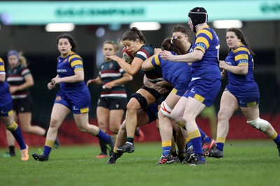 270424 - CRCC Clwb Rygbi Cymry Caerdydd v Old Penarthians RFC - WRU Women’s National Bowl Final - CRCC score a try