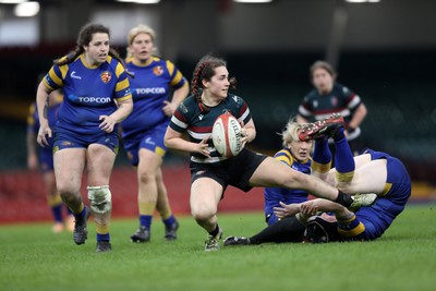 270424 - CRCC Clwb Rygbi Cymry Caerdydd v Old Penarthians RFC - WRU Women’s National Bowl Final - CRCC score a try