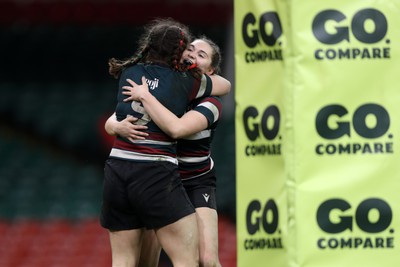 270424 - CRCC Clwb Rygbi Cymry Caerdydd v Old Penarthians RFC - WRU Women’s National Bowl Final - CRCC score a try