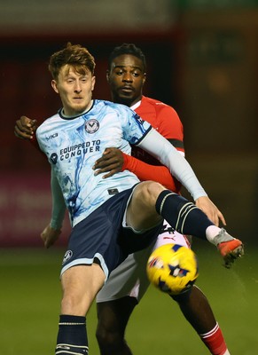 101225 - Crewe Alexandra v Newport County - Sky Bet League 2 - Ged Garner of Newport and Jay Mingi of Crewe