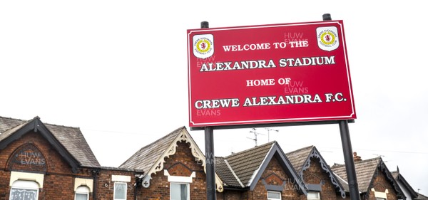 120119 - Crewe Alexandra v Newport County - Sky Bet League 2 - A general view of Gresty Road (Alexandra Stadium) ahead of Crewe Alexandra v Newport County
