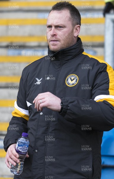 120119 - Crewe Alexandra v Newport County - Sky Bet League 2 - Newport County manager Michael Flynn ahead of  the game against Crewe Alexandra