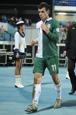 061012 - Croatia v Wales - World Cup QualifierWales' Gareth Bale shows signs of dejection after the game 