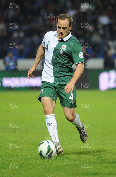 061012 - Croatia v Wales - World Cup QualifierDavid Vaughan of Wales 
