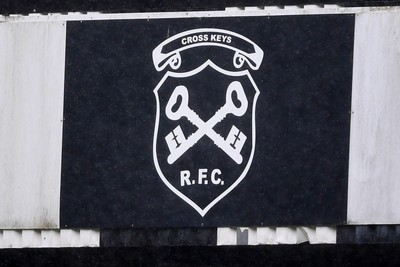 300825 - Cross Keys v Dragons RFC - Preseason Friendly - Cross Keys RFC Badge 