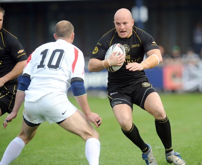 24.05.08 - Rugby League, Northern Rail Cup Quarter Final Celtic Crusaders v Widness Vikings Crusaders' Gareth Dean looks for a way past Vikings' Jim Gannon 