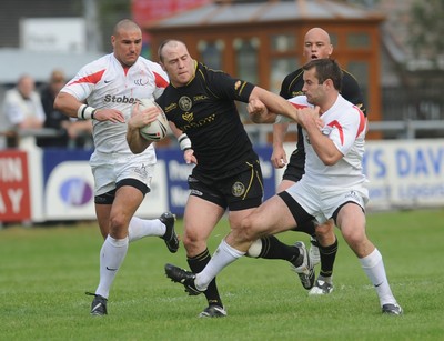 24.05.08 - Rugby League, Northern Rail Cup Quarter Final Celtic Crusaders v Widness Vikings Crusaders' Neale Wyatt tries to get through 