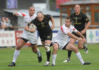 24.05.08 - Rugby League, Northern Rail Cup Quarter Final Celtic Crusaders v Widness Vikings Crusaders' Neale Wyatt tries to get through 