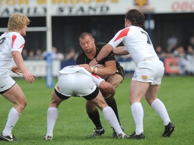 24.05.08 - Rugby League, Northern Rail Cup Quarter Final Celtic Crusaders v Widness Vikings Crusaders' Jordan James tries to get through 