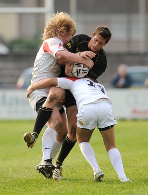 24.05.08 - Rugby League, Northern Rail Cup Quarter Final Celtic Crusaders v Widness Vikings Crusaders' Chris Beasley is tackled 