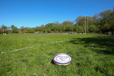 250426 - Cwmgwrach v Pontrhydyfen - Admiral National League 5 West Central - Cwmgwrach RFC play their final fixture at home 