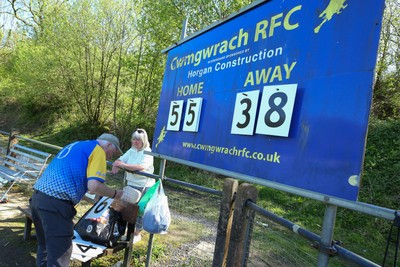 250426 - Cwmgwrach v Pontrhydyfen - Admiral National League 5 West Central - Cwmgwrach RFC play their final fixture at home 