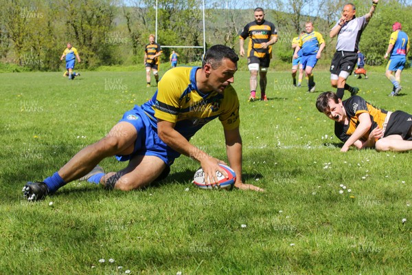 250426 - Cwmgwrach v Pontrhydyfen - Admiral National League 5 West Central - Cwmgwrach RFC play their final fixture at home 