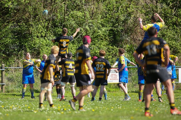 250426 - Cwmgwrach v Pontrhydyfen - Admiral National League 5 West Central - Cwmgwrach RFC play their final fixture at home 