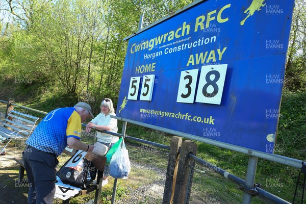 250426 - Cwmgwrach v Pontrhydyfen - Admiral National League 5 West Central - Cwmgwrach RFC play their final fixture at home 