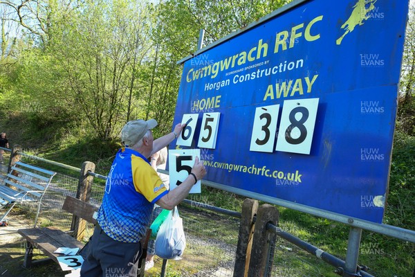 250426 - Cwmgwrach v Pontrhydyfen - Admiral National League 5 West Central - Cwmgwrach RFC play their final fixture at home 