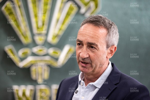 210725 - Picture shows WRU Director of Rugby and Elite Performance Dave Reddin at the Principality Stadium today to announce the appointment of Steve Tandy as Wales Head Coach