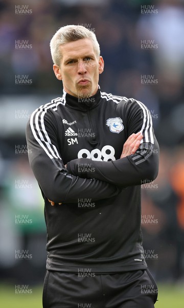 070522 - Derby County v Cardiff City - Sky Bet Championship - Manager Steve Morison of Cardiff at the end of the game