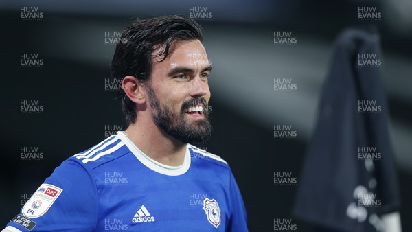 281020 - Derby County v Cardiff City - Sky Bet Championship - Marlon Pack of Cardiff