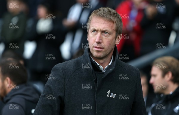 011218 - Derby County v Swansea City - SkyBet Championship - Swansea City Manager Graham Potter