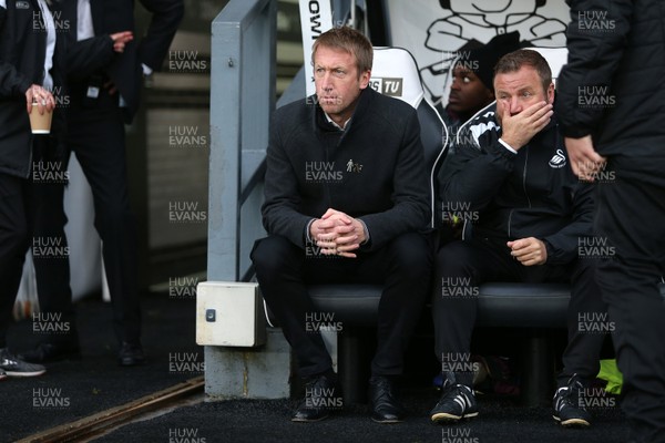 011218 - Derby County v Swansea City - SkyBet Championship - Swansea City Manager Graham Potter