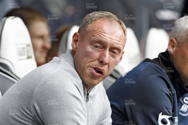 100819 - Derby County v Swansea City, Sky Bet Championship - Swansea City Manager Steve Cooper before the match
