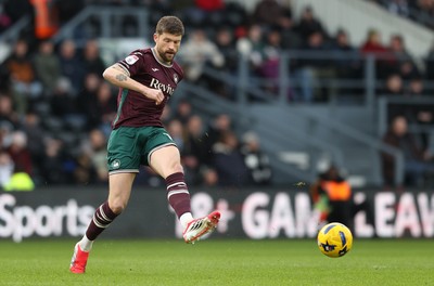 140226 - Derby County v Swansea City - Sky Bet Championship - Cameron Burgess of Swansea
