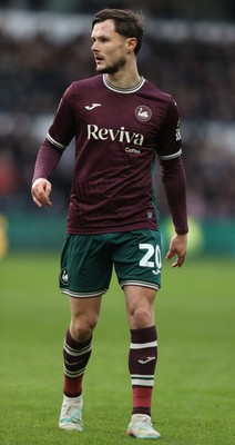 140226 - Derby County v Swansea City - Sky Bet Championship - Liam Cullen of Swansea