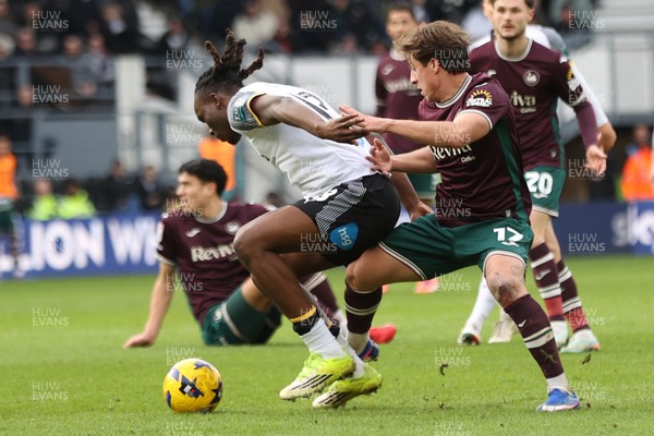 140226 - Derby County v Swansea City - Sky Bet Championship - Goncalo Franco of Swansea City