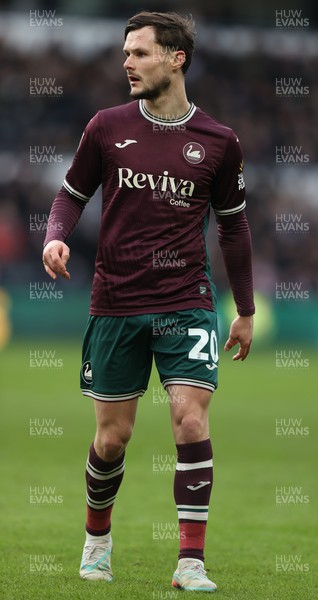 140226 - Derby County v Swansea City - Sky Bet Championship - Liam Cullen of Swansea