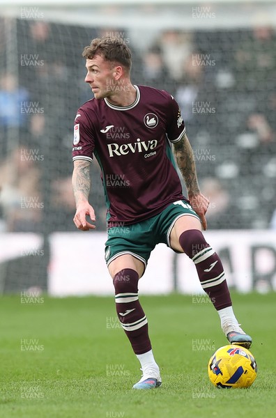 140226 - Derby County v Swansea City - Sky Bet Championship - Josh Tymon of Swansea