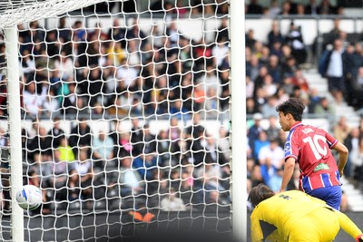 290826 - Derby County v Swansea City - Sky Bet Championship - Eom Ji-Sung of Swansea City scores a goal
