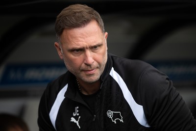 290826 - Derby County v Swansea City - Sky Bet Championship - John Eustace, Derby Manager