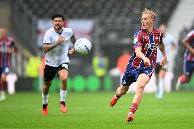 290826 - Derby County v Swansea City - Sky Bet Championship - Melker Widell of Swansea City