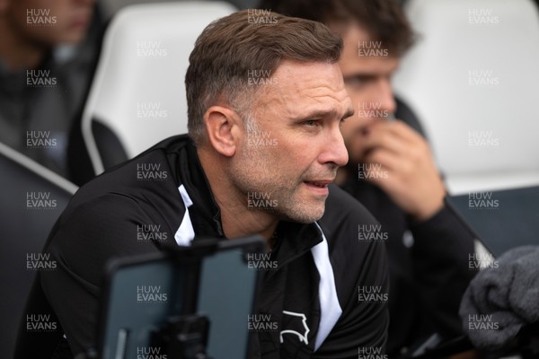 290826 - Derby County v Swansea City - Sky Bet Championship - John Eustace, Derby Manager
