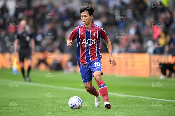 290826 - Derby County v Swansea City - Sky Bet Championship - Eom Ji-Sung of Swansea City