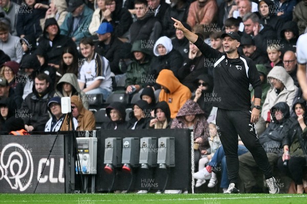 290826 - Derby County v Swansea City - Sky Bet Championship - John Eustace, Derby Manager