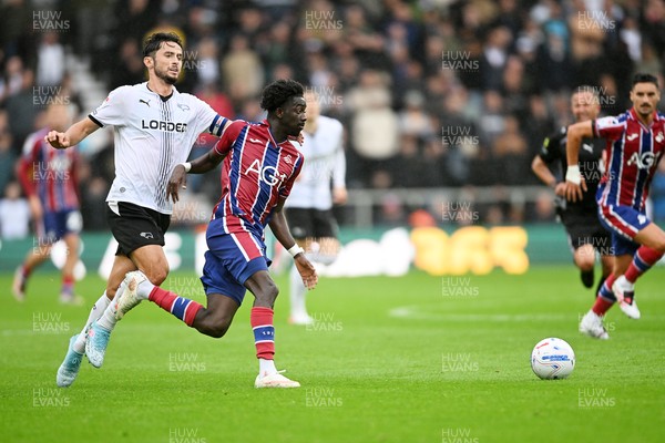 290826 - Derby County v Swansea City - Sky Bet Championship - Moussa Yeo of Swansea City