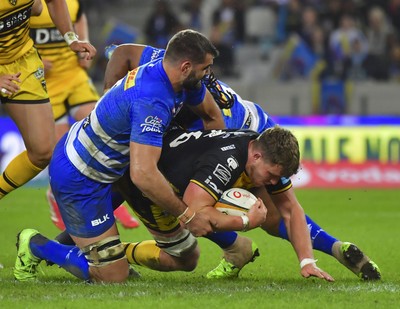 100525 - DHL Stormers v Dragons RFC - United Rugby Championship - Shane Lewis-Hughes of the Dragons RFC